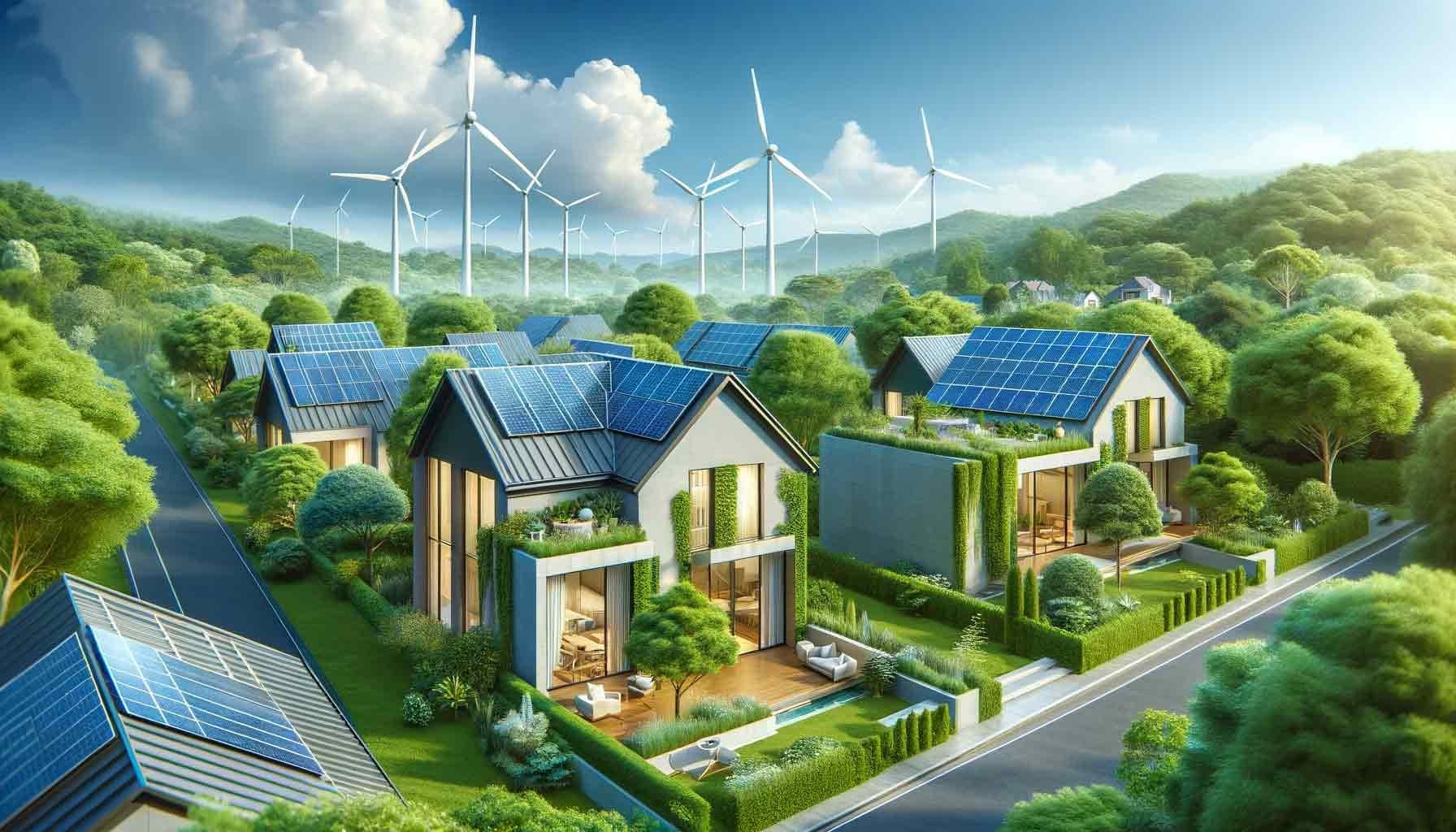 Solar panels installation on rooftop